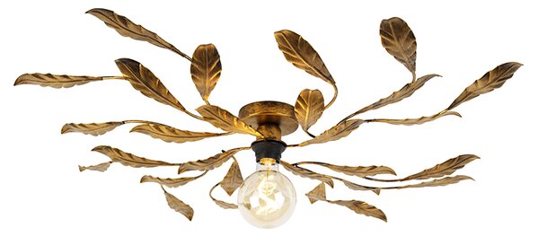 Vintage mennyezeti lámpa antik arany - Linden