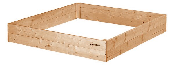 ATMOWOOD Vörösfenyő magaságyás 120 x 120 x 20 cm