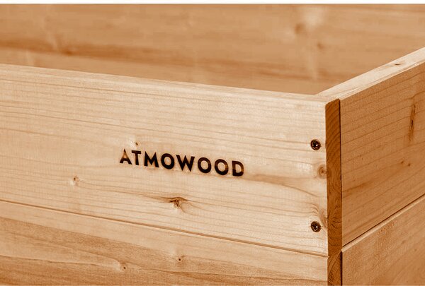 ATMOWOOD Vörösfenyő magaságyás 80 x 60 x 20 cm