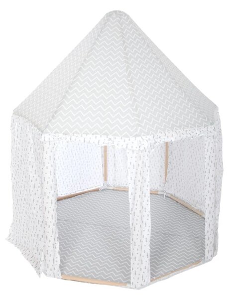 KINGDOM gyermek sátor, 119,5x140x119,5, fehér