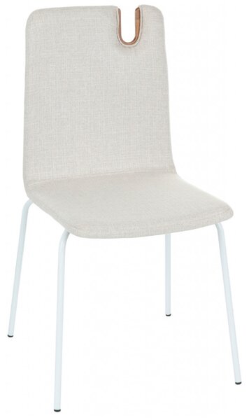 GRO-Falun Steel White modern fémvázas tárgyalószék