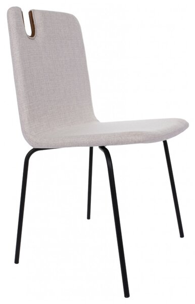 GRO-Falun Steel Black modern fémvázas tárgyalószék