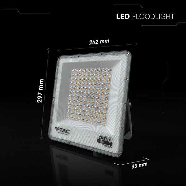 V-TAC CREE SMD LED reflektor 100W, állítható színhőmérséklettel - SKU 240716