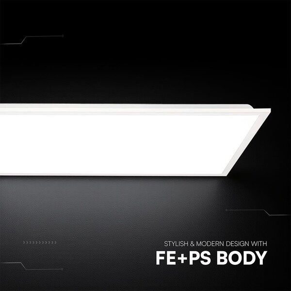 V-TAC CREE SMD süllyeszthető LED panel természetes fehér 40W 120 x 30cm, Back-Lit - SKU 241476