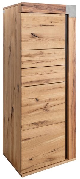 NEW HOLAND Komód 53x45x142 cm, természetes, olajozott, vadtölgy / tölgy