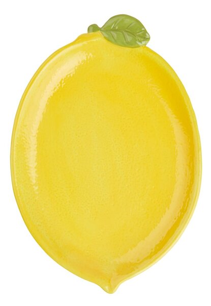 LEMON dekor tál 20 cm citrom