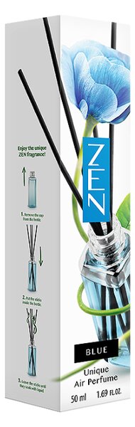 Rudacskás aroma diffúzor ZEN KÉK 50 ml