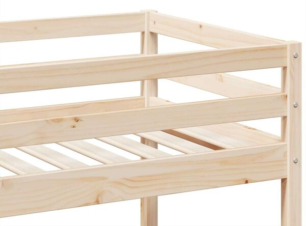 VidaXL tömör fenyőfa emeletes ágy 90x190 cm