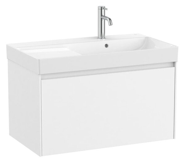 Fürdőszobaszekrény mosdóval Roca ONA 80x50,5x46 cm fehér mat ONA801ZBMP
