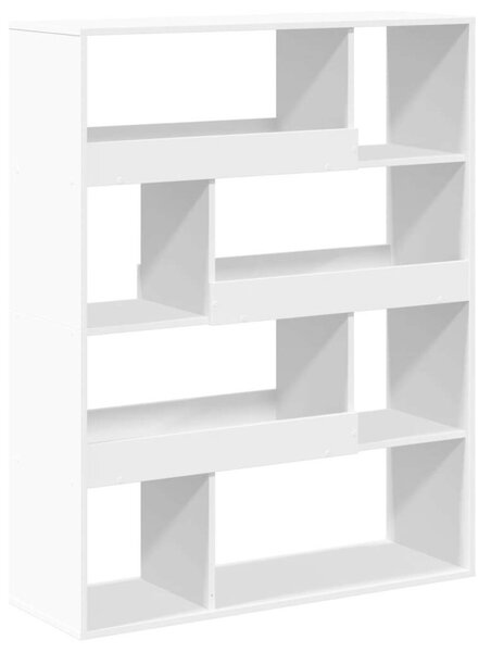 VidaXL Fehér Könyvespolc - 8 Polc - 100x33x125,5 cm