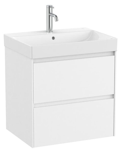 Fürdőszobaszekrény mosdóval Roca ONA 60x64,5x46 cm fehér mat ONA602ZBM
