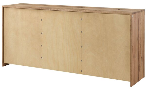 VEVEY komód vad tölgy/tölgy 185x45x85, natúr, olajozott tölgyfa