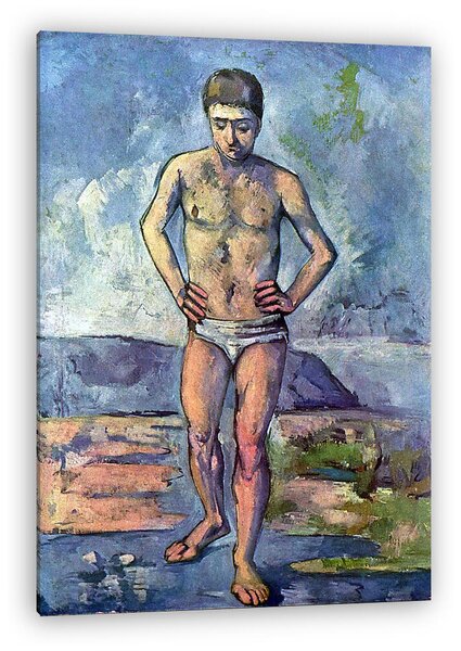 Paul Cézanne: Egy úszó (vászonkép)