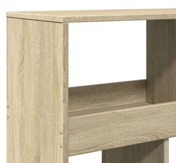VidaXL sonoma tölgy színű szerelt fa térelválasztó 100 x 33 x 125,5 cm
