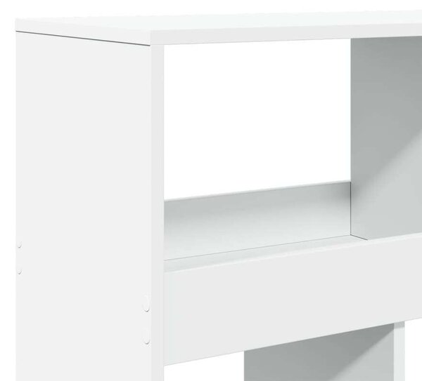 VidaXL fehér szerelt fa térelválasztó 100 x 33 x 125,5 cm