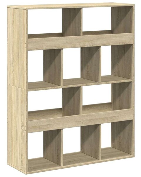 VidaXL sonoma tölgy színű szerelt fa térelválasztó 100 x 33 x 125,5 cm