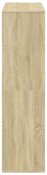 VidaXL sonoma tölgy színű szerelt fa térelválasztó 100 x 33 x 125,5 cm