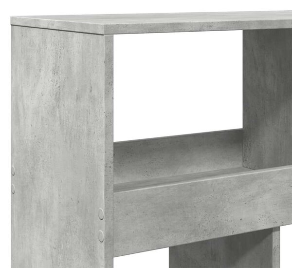 VidaXL Fa Térelválasztó - 15 Rekesz - 100x33x187,5cm - Betonszürke