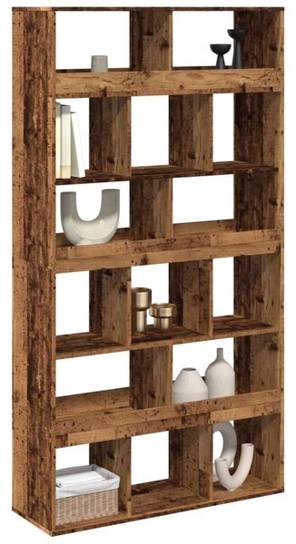VidaXL antik fa színű szerelt fa térelválasztó 100 x 33 x 187,5 cm