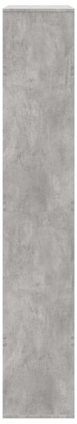 VidaXL Fa Térelválasztó - 15 Rekesz - 100x33x187,5cm - Betonszürke