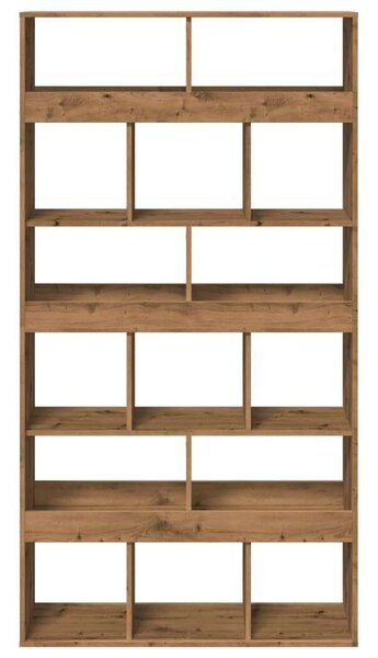 VidaXL kézműves tölgy színű szerelt fa térelválasztó 100x33x187,5 cm