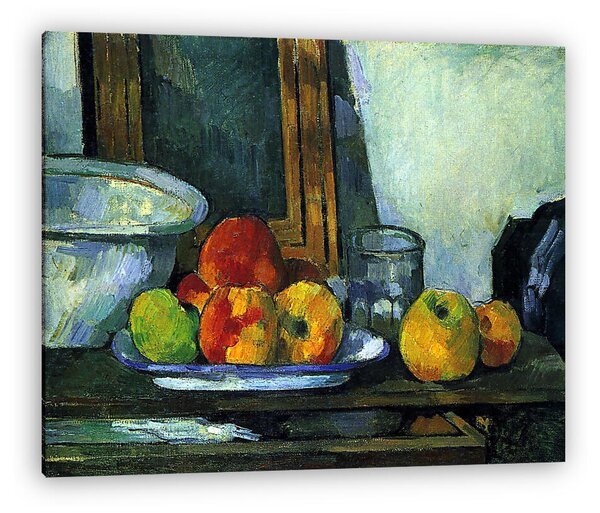 Paul Cézanne: Csendélet nyitott fiókkal (vászonkép)