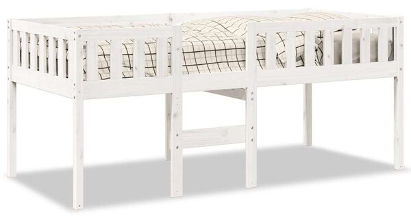 VidaXL Gyermekágy - Fehér Fenyőfa - 90x190 cm