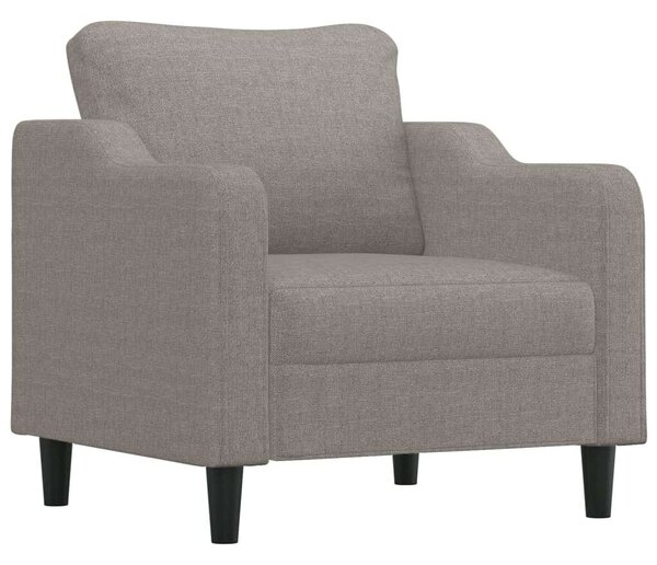 VidaXL tópszínű szövet kanapéfotel lábtartóval 60 cm