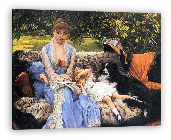 James Tissot: Csendespihenő (vászonkép)