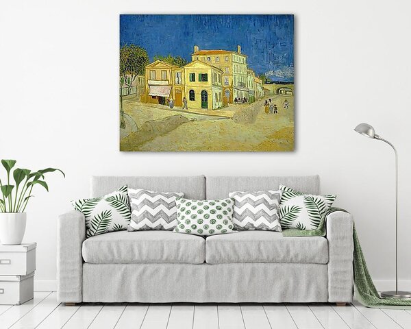 Vincent Van Gogh: Sárga ház (vászonkép)