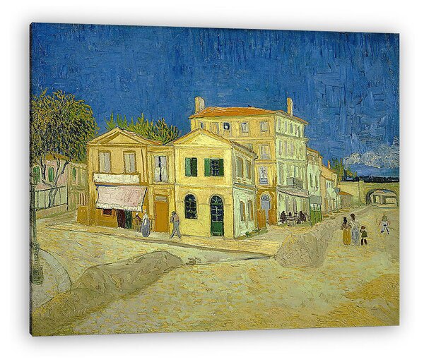 Vincent Van Gogh: Sárga ház (vászonkép)