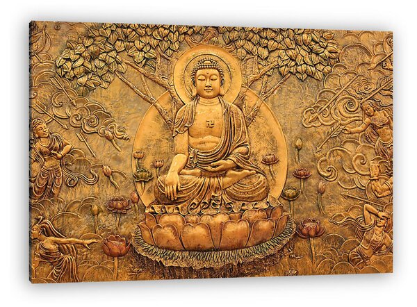 Arany buddha (vászonkép)