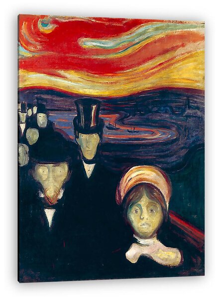 Edvard Munch: Szorongás (vászonkép)