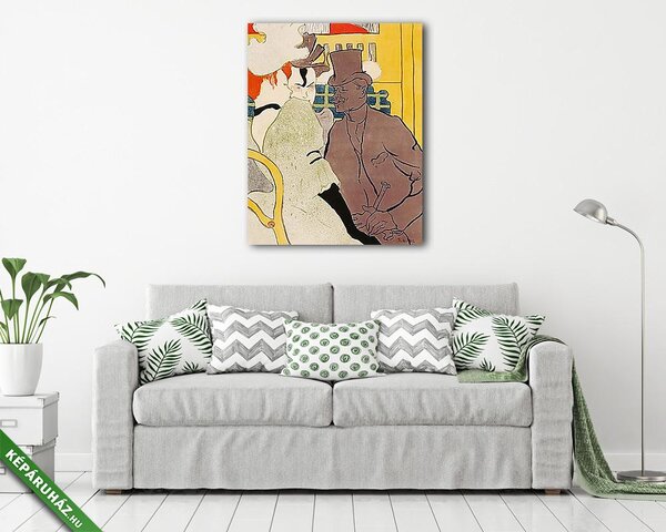 Henri de Toulouse Lautrec: Angol úr a Moulin Rouge-ban (vászonkép)