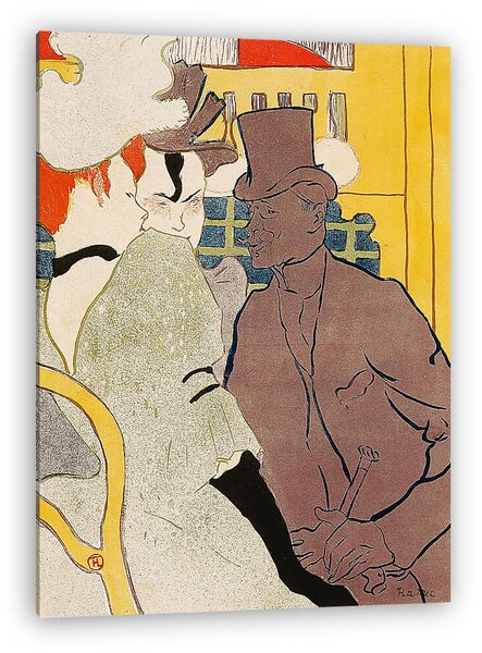 Henri de Toulouse Lautrec: Angol úr a Moulin Rouge-ban (vászonkép)