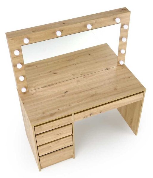 Hollywood XL fésülködőasztal, artisan tölgy