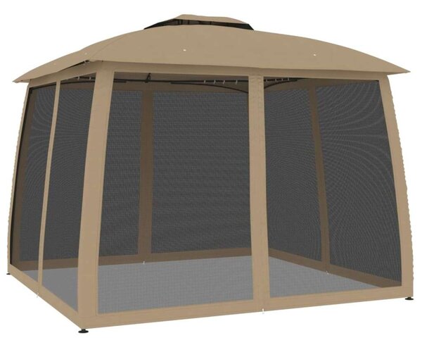VidaXL Pavilon - Dupla Tető - Hálós Falak - 2,93x2,93 m