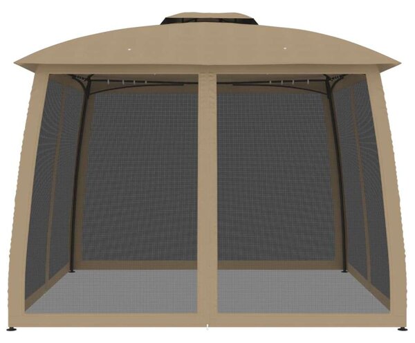VidaXL Pavilon - Dupla Tető - Hálós Falak - 2,93x2,93 m
