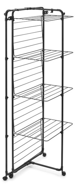 Matt fekete ruhaszárító 30 m HangOn Tower – Brabantia
