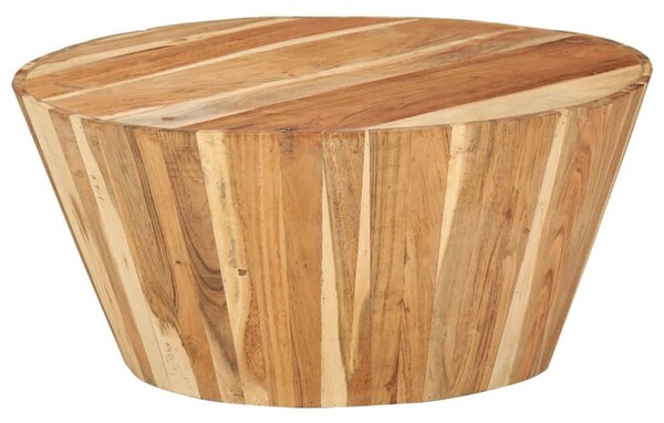 Tömör akácfa dohányzóasztal Ø65 x 31 cm