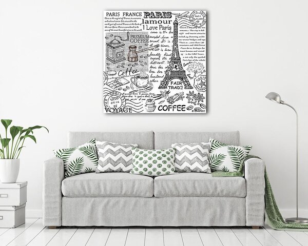 Párizs Eiffel-torony (vászonkép)