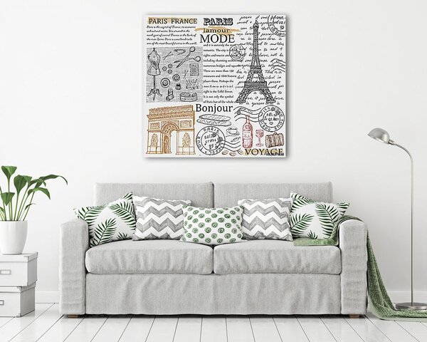 Párizs Eiffel-torony (vászonkép)
