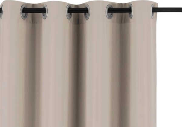Kerti függöny GARDIO EASY vízálló 150x200 cm, bézs Felfüggesztés: Fém gyűrűk
