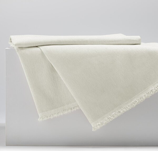 Krémszínű zsenília ágytakaró 220x240 cm Talo – Filumi