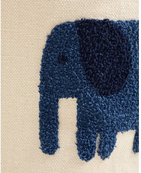 Elefántcsont színű textil játéktároló kosár ø 45x30 cm Tandani – Kave Home