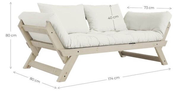 Bebop Natural Clear/Linen Beige variálható kanapé - Karup Design