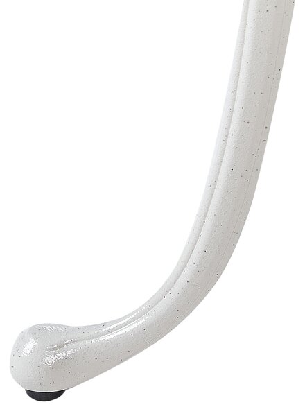 Bisztró asztal DASCIO 61 cm 61 cm Fém Törtfehér