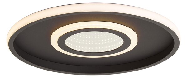 Modern mennyezeti lámpa fekete LED-del, 3-állású kapcsolóval - Frini