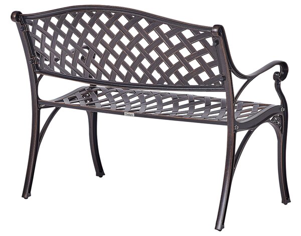 Kerti pad STAGGIA 104 cm Fém Barna