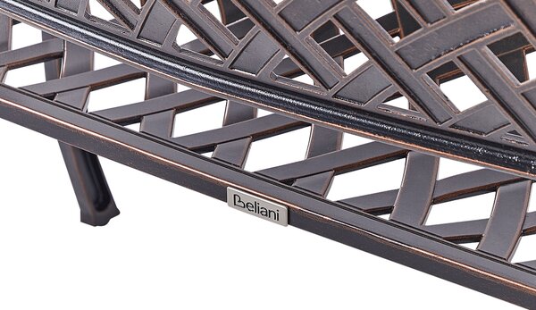 Kerti pad STAGGIA 104 cm Fém Barna